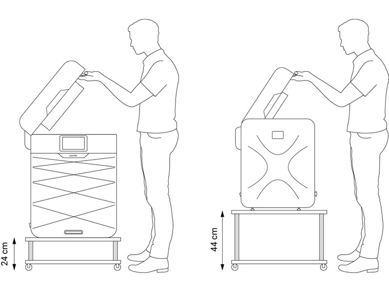 Sinterit 3D Printing Platform Height