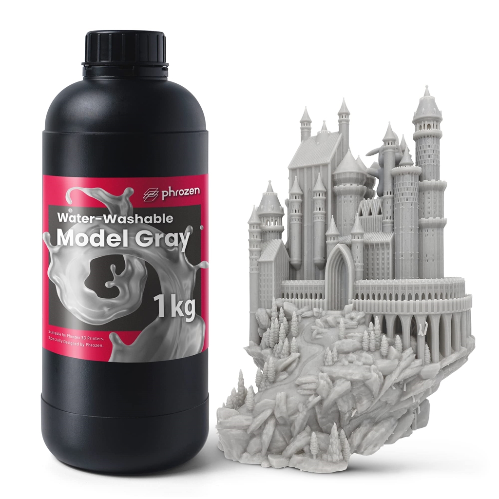 Phrozen Water-Washable Resin Series - Model Gray Sample (1kg)
