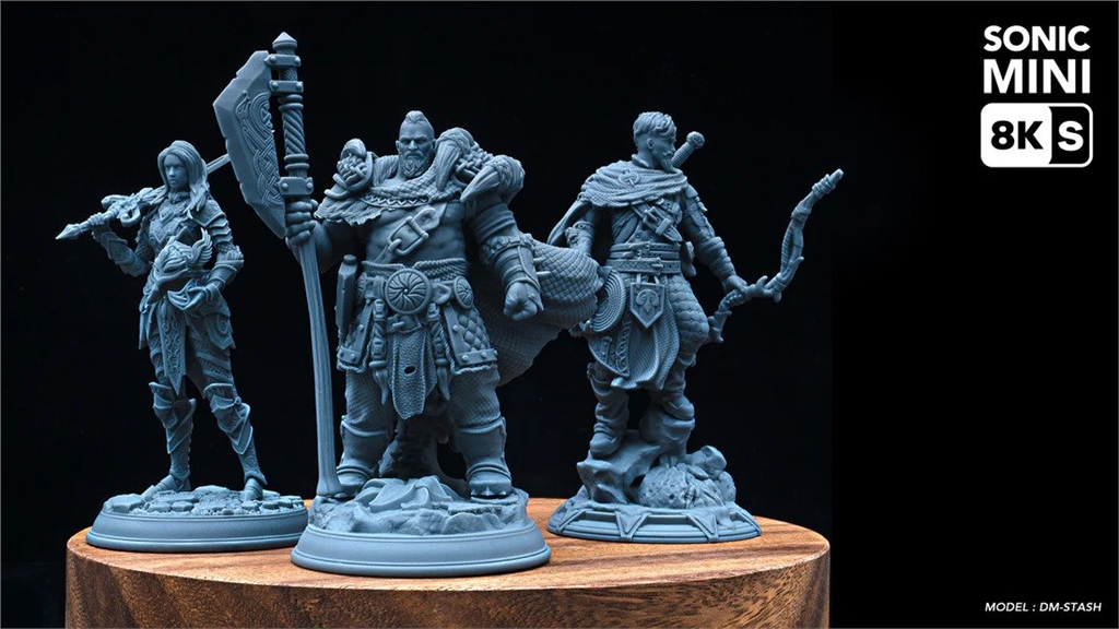 Phrozen Sonic Mini 8K S LCD 3D Printer samples