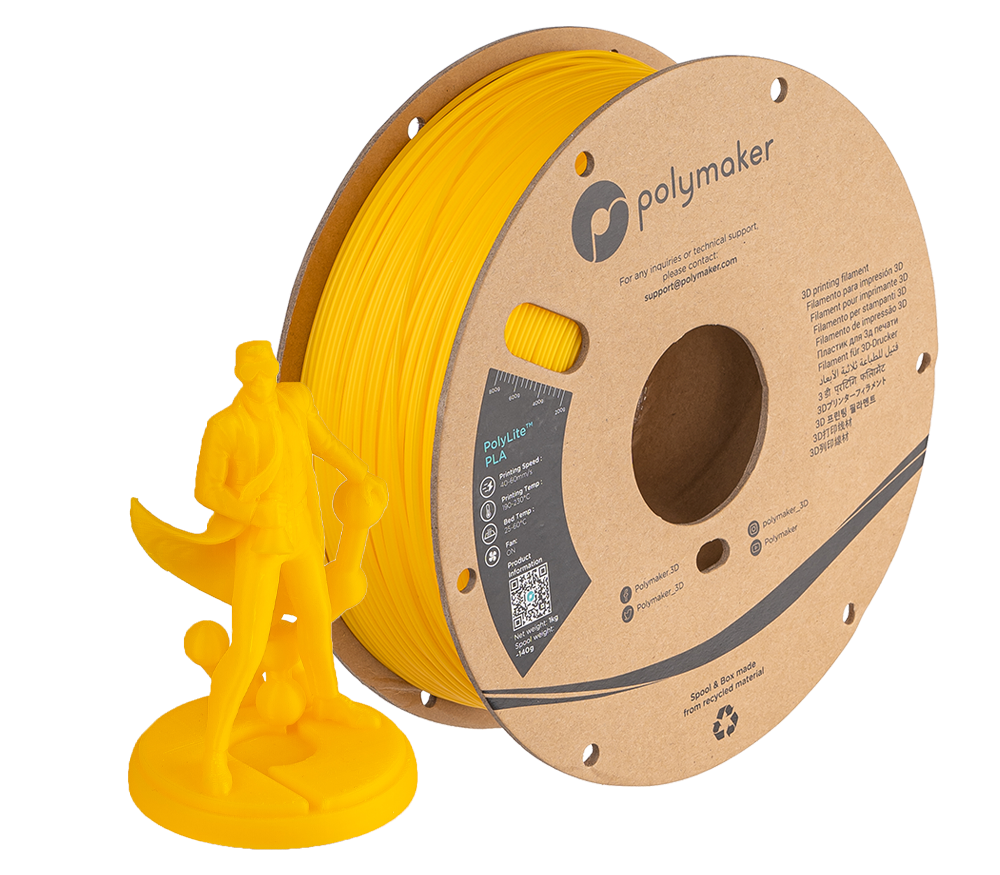 Polylite Polylite PLA  Series - Yellow Sample
