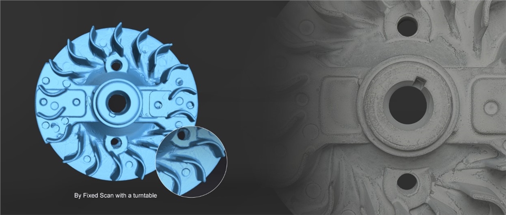 SHINING 3D EinScan Pro 2X V2 3D Scanner - Fixed scan with turnable