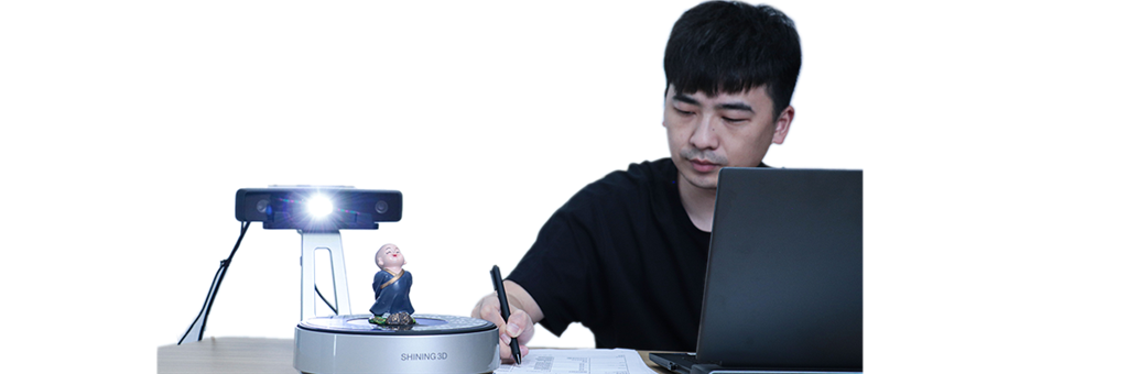 EinScan-SP V2 3D scanner is capable of reverse engineering and design in office