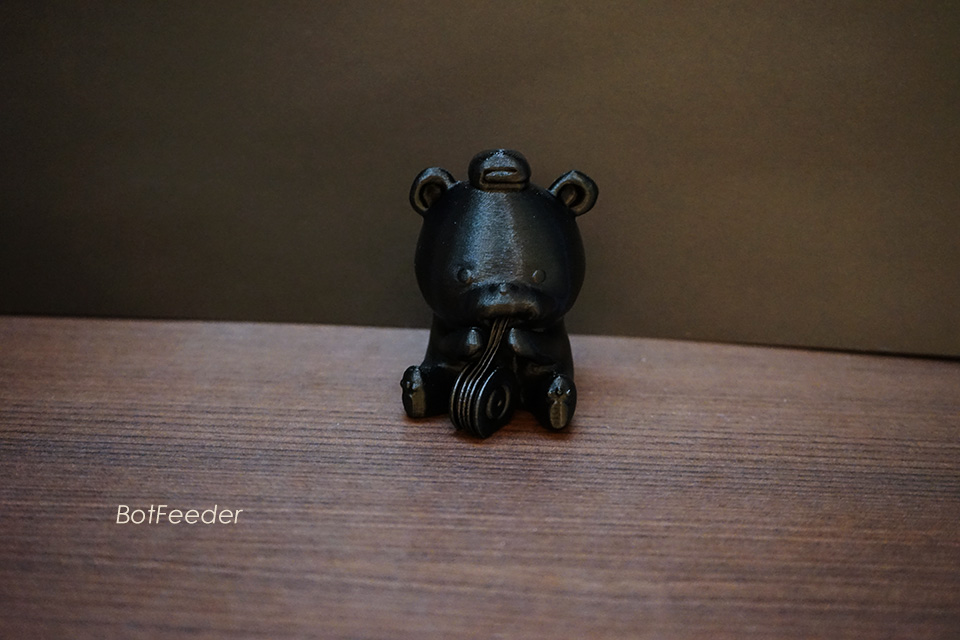 BotFeeder neo-PLA? Series - Jet Black Sample