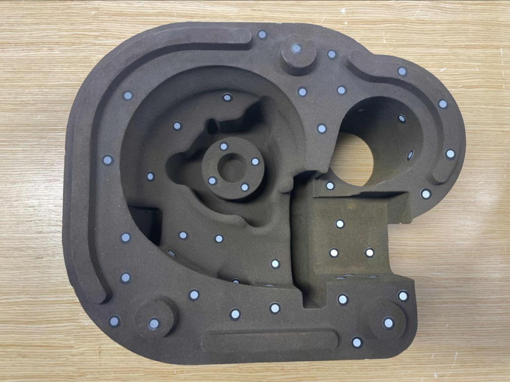 裝有編碼目標(biāo)的砂模