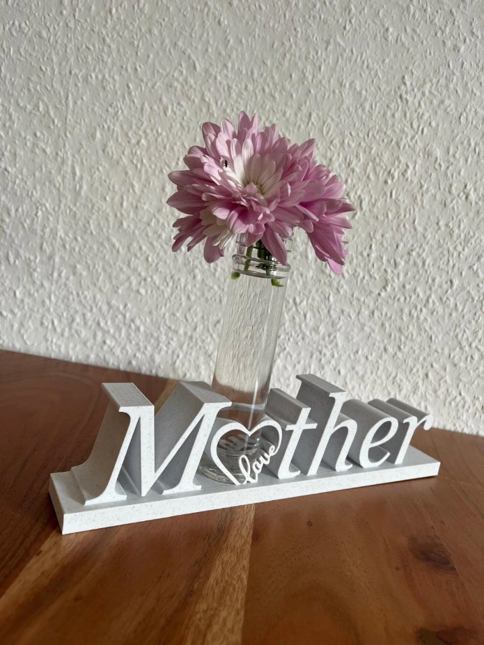 Bambu Lab 母親節(jié)設計節(jié) - 參賽作品：Mothersday Love Sign Vase