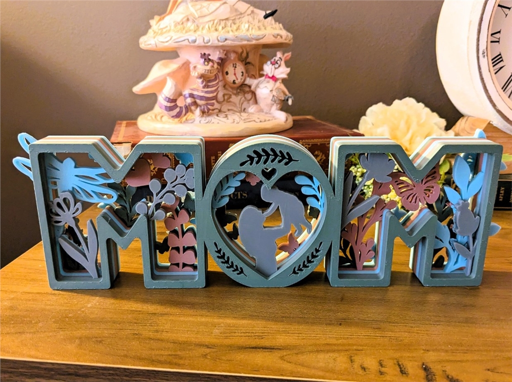 Bambu Lab 母親節(jié)設計節(jié) - 參賽作品：Mom mandala - mothers day gift