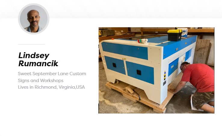 Thunder Laser 顧客評(píng)語(yǔ) - Lindsey Rumancik