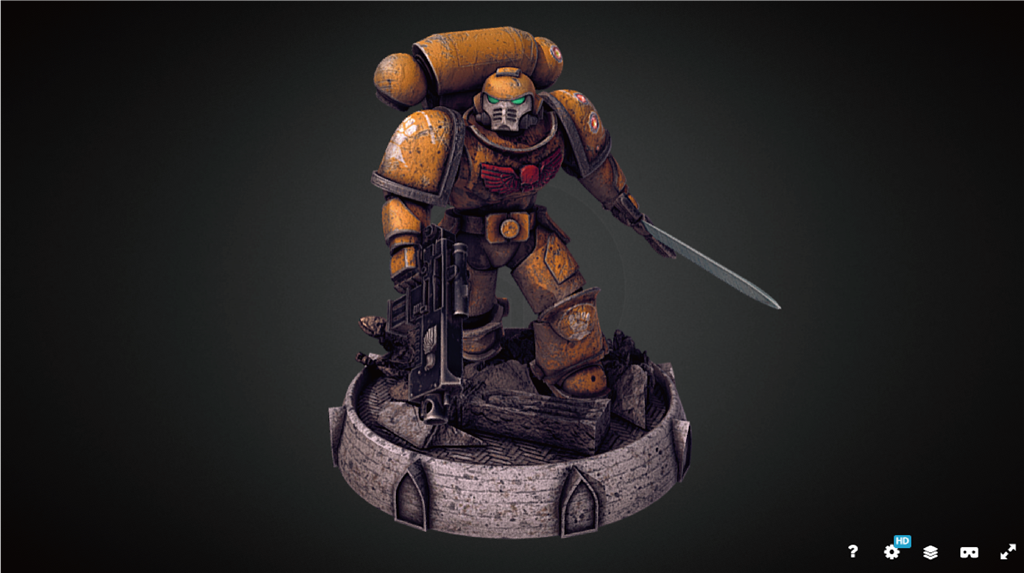 黃色盔甲的星際戰(zhàn)士