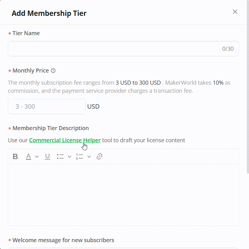 Bambu Lab 推出 MakerWorld 商業(yè)許可會(huì)員資格