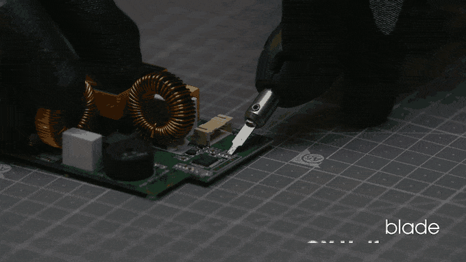 CtrlAX  Ultrasonic Cutter with CX-Half Blade