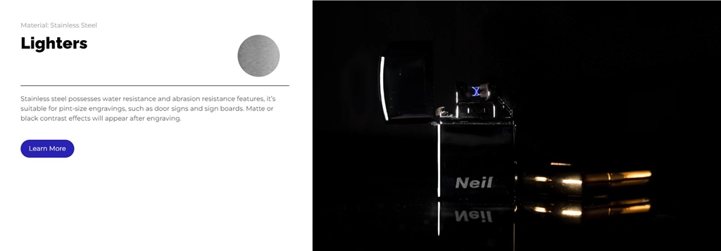 Lazervida 10W Diode Laser Cutter can engraving on lighters