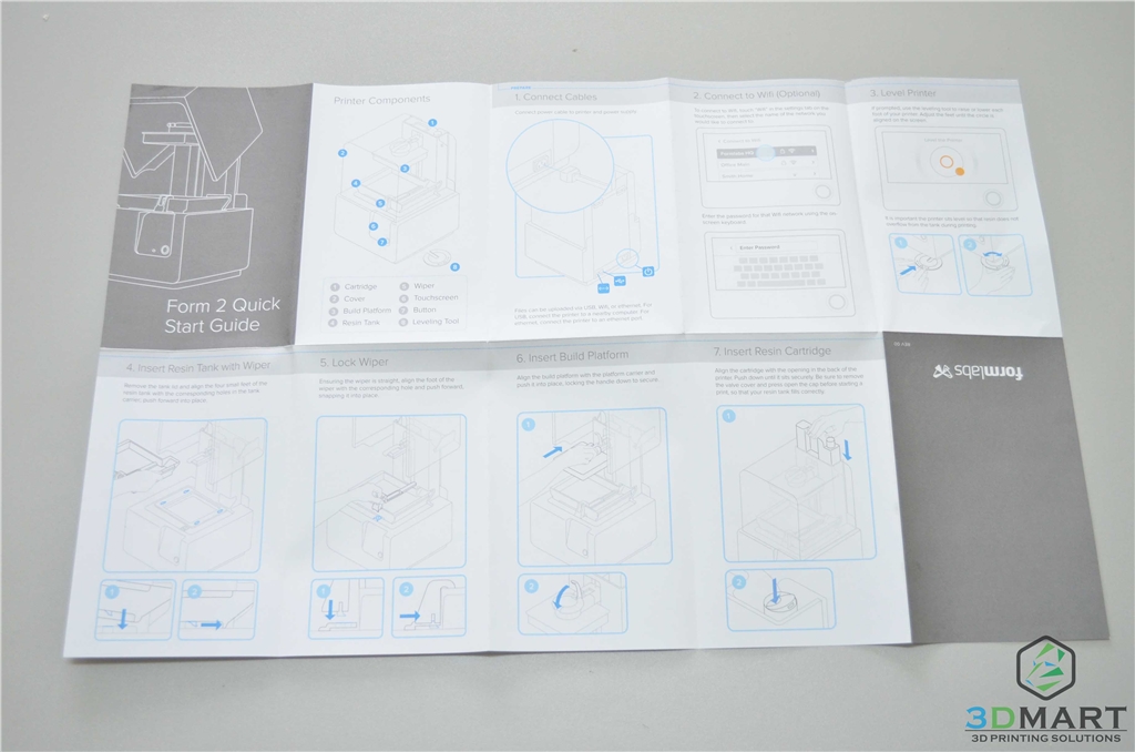 Formlabs SLA 3D列印機 Form 2 臺灣 開箱文章 組裝說明 3DMART 