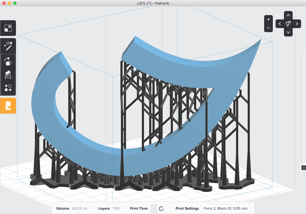 formlabs form2 preform切片軟體教學(xué) 支撐結(jié)構(gòu) 內(nèi)部支撐
