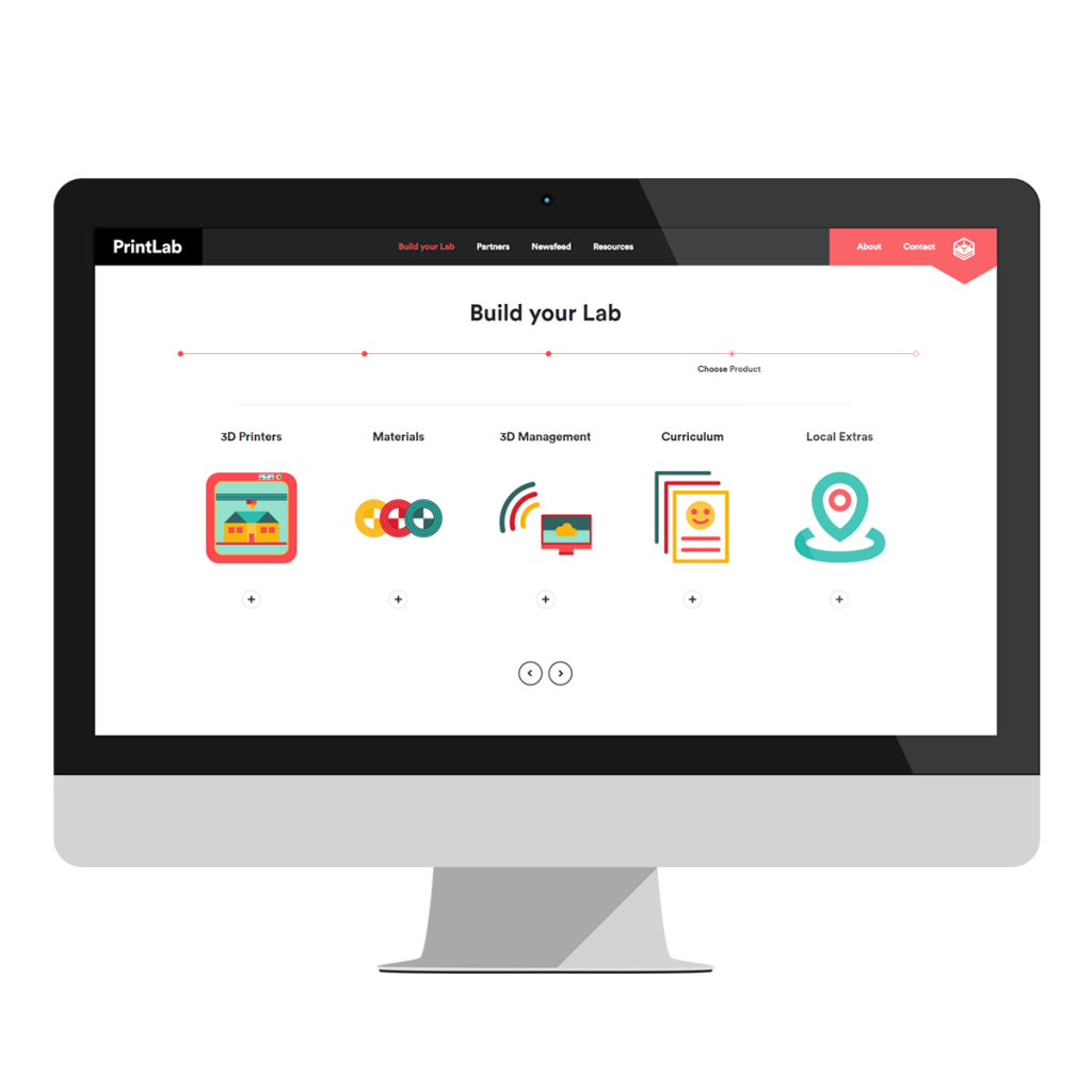 Printlab平臺提供3D列印機(jī)、3D列印材料、3D列印課程以及3D列印教學(xué)，讓教育單位可以快速的找到最實用的資源。