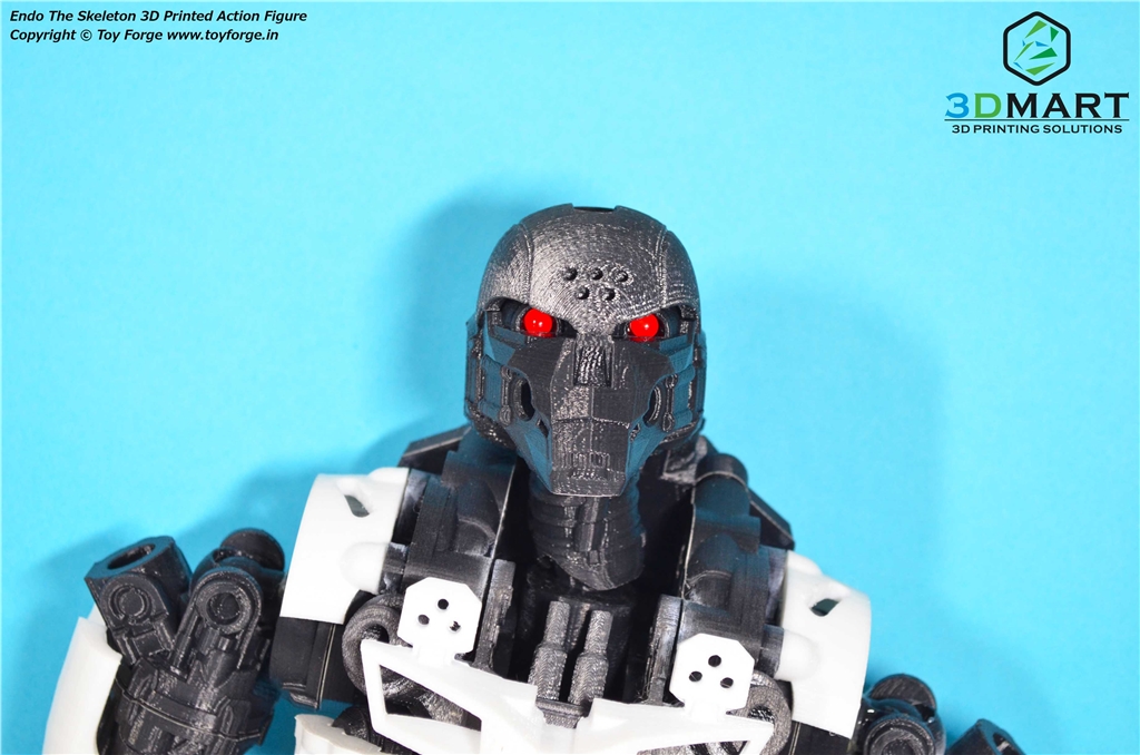 3D列印 骷髏機(jī)器人 ENDO 全身可動 3D印表機(jī) Ultimaker2+  PC 3D列印材料