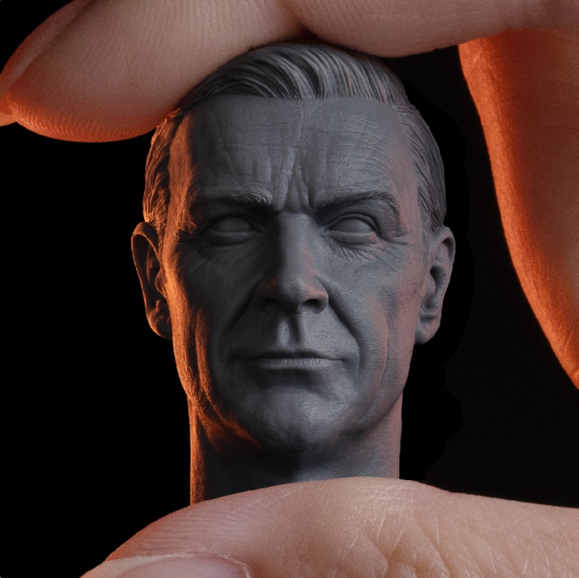 Phrozen湖水灰 8K 樹脂3D列印成品