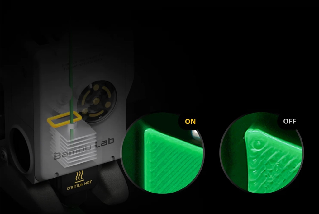 拓竹Bambu Lab A1 Mini 3D列印機(jī)有主動(dòng)流量補(bǔ)償