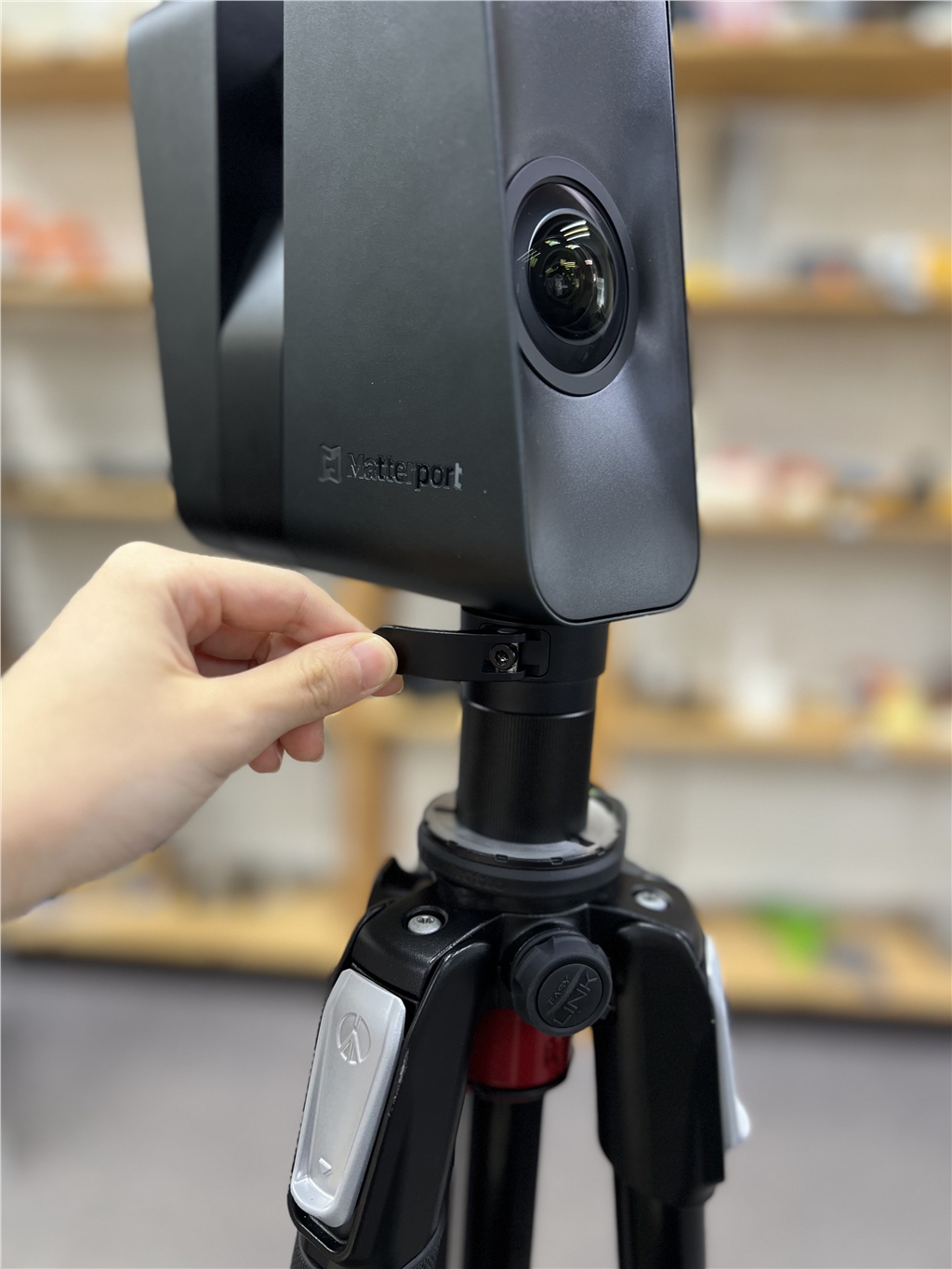 Matterport Pro3 3D 專用雲(yún)臺(tái)關(guān)上夾子固定掃描器