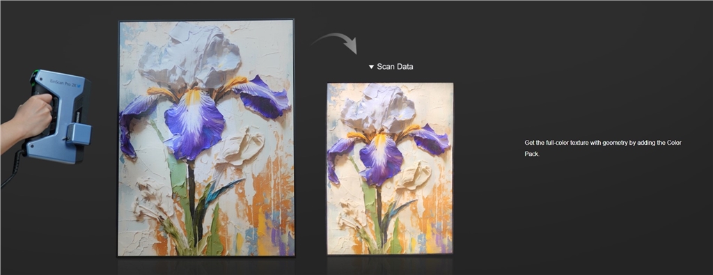 SHINING 3D EinScan Pro 2X V2 3D掃描器 - 手持掃描成品