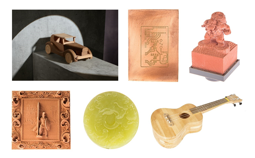 使用Snapmaker CNC模塊和旋轉(zhuǎn)模塊製作的案例