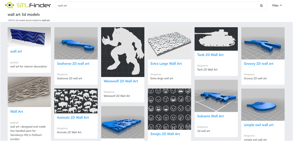 STL格式3D模型的搜尋引擎