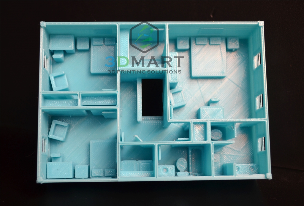 Ultimaker 3D印表機(jī) ESUN PLA 3D列印 房子 室內(nèi)設(shè)計(jì)