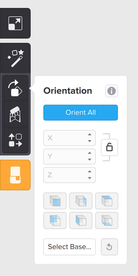 formlabs form2 preform切片軟體教學(xué) 旋轉(zhuǎn)物件 方向旋轉(zhuǎn)