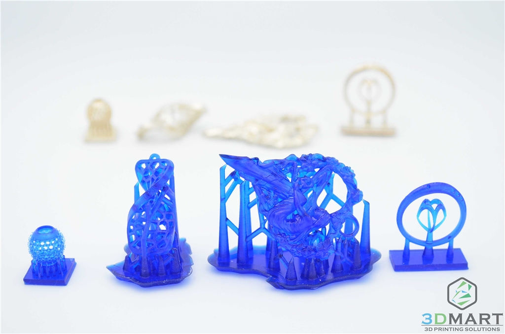 Formlabs Form2 SLA 光固化 3D列印機(jī) Castable 鑄造樹脂 3DMART 成品一覽
