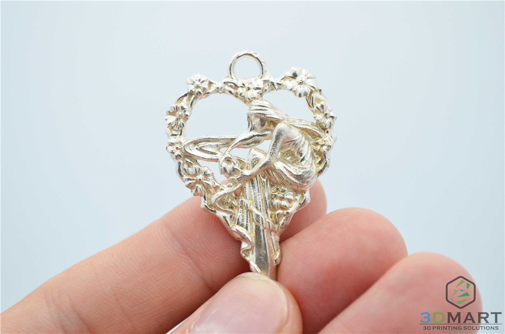 Formlabs Form2 SLA 光固化 3D列印機(jī) Castable 鑄造樹脂 3DMART 成品 少女吊墜